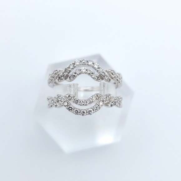 14k Diamond wrap guard enhancer